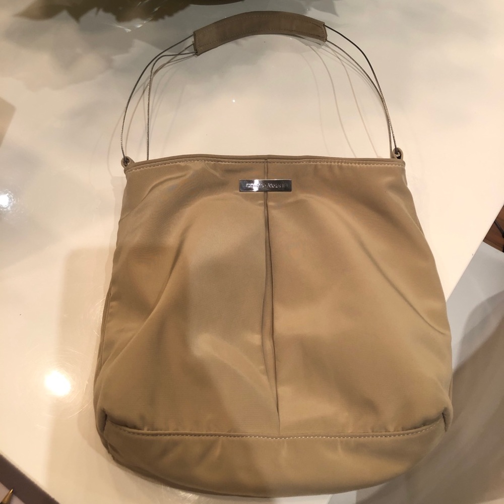 Small Giorgio Armani tan tote